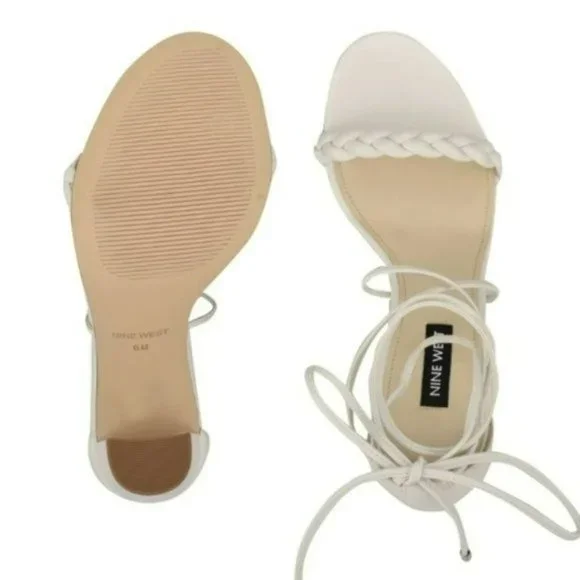 Nine West Monikka Ankle Wrap Heeled Sandals-9 - Picture 2 of 8